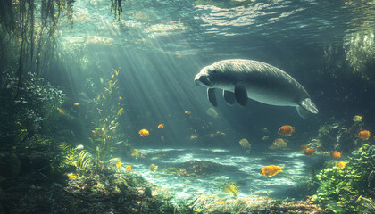 Fototapeta premium wildlife in the unique natural world