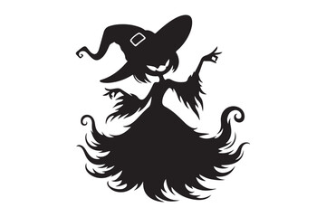 Ghost Halloween vector silhouette 12.eps