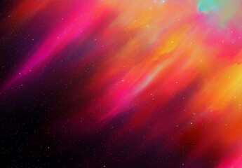 Obraz premium A Vibrant Display of Cosmic Colors in the Galaxy