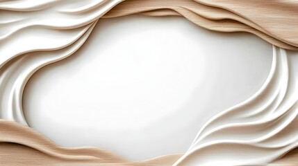 Minimalist Wooden 3D Award Plaque with Empty Space for Customization