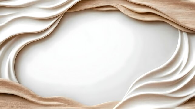 Minimalist Wooden 3D Award Plaque with Empty Space for Customization