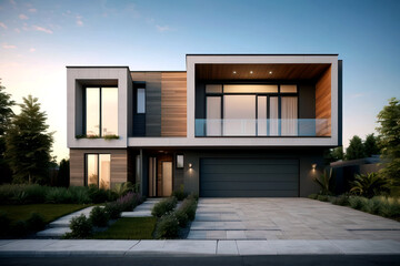 Luxury designer single-family home