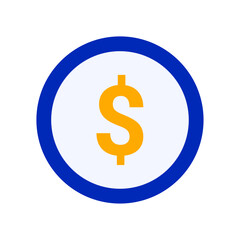 Doller sign Doller Symbol icon on white background