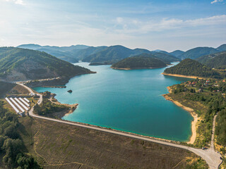 Fototapeta premium Zaovine lake, Tara mountain, Serbia