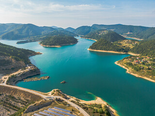 Zaovine lake, Tara mountain, Serbia