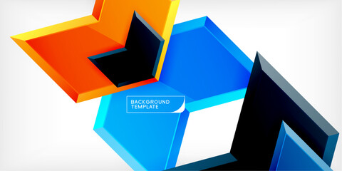 Technology dynamic arrow geometric background. Vector Illustration For Wallpaper, Banner, Background, Card, Book Illustration, landing page