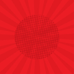 Flat design bright comics wallpaper design