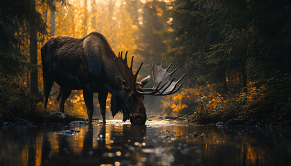 Fototapeta premium wildlife in the unique natural world