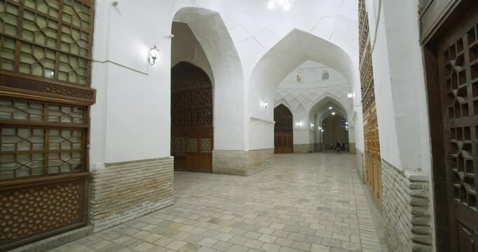 Bukhara inside the trading dome at night Toki Zargaron Uzbekistan 9