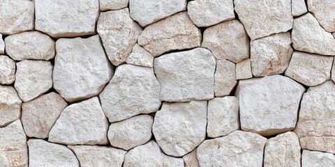 Obraz premium White Stone Wall Texture Rustic Background for Design