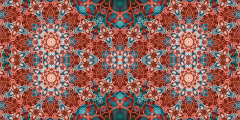 Seamless abstract wide pattern. Woven texture