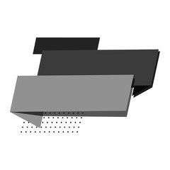 Colorful abstract sale banner. colorful origami sale banner