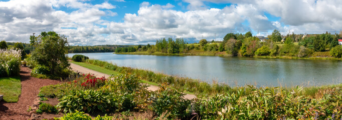The picturesque and ferile farmlands of Prince Edward Island, Canada