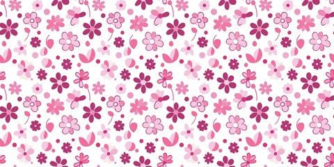 Girly pattern with a playful, feminine design. seamless background pattern