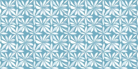 Fototapeta premium Petal pattern with a floral, soft design. seamless background pattern