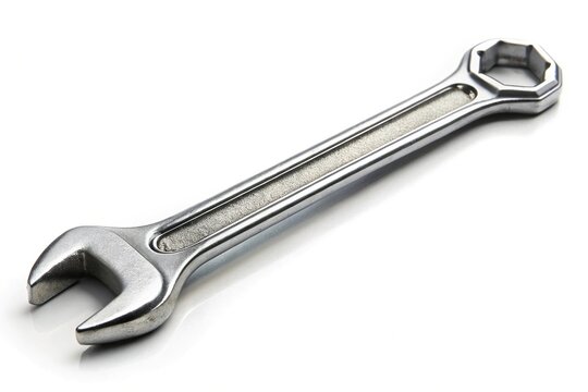 Double open end wrench isolated on white background