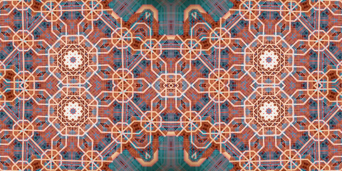 Seamless abstract wide pattern. Woven texture