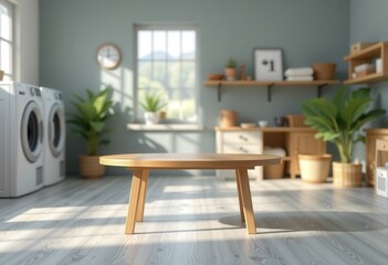 Fototapeta premium modern living room with table