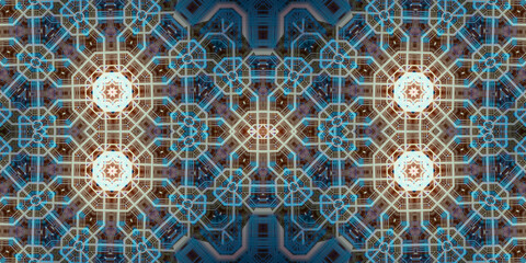 Seamless abstract wide pattern. Woven texture