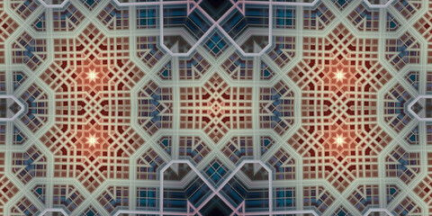 Seamless abstract wide pattern. Woven texture