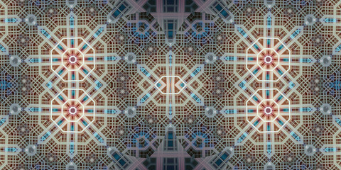 Seamless abstract wide pattern. Woven texture