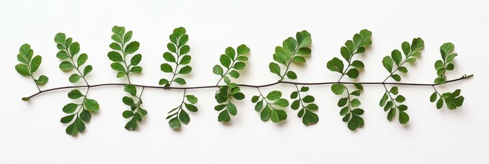 Fototapeta premium Phyllanthus Niruri Leaves: A Healthy Vegetable and Herbal Food Source