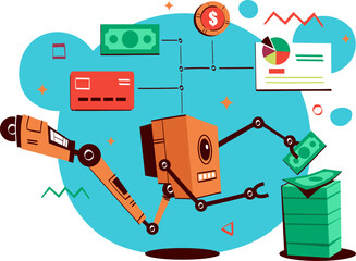 Finance and Budgeting concept illustration