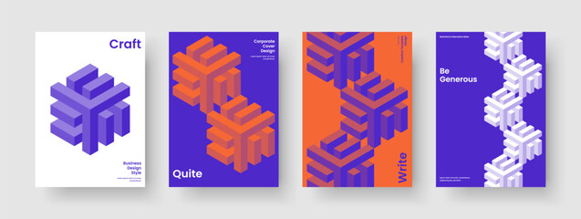 Isolated Brochure Template. Geometric Report Layout. Abstract Book Cover Design. Background. Banner. Business Presentation. Poster. Flyer. Catalog. Pamphlet. Portfolio. Handbill. Brand Identity