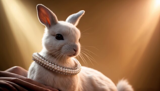 rabbit with preciousness