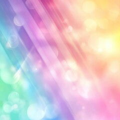 Blurred rainbow background with pastel tones
