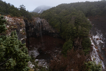 Mangawhero Falls in Tongariro National Park, New Zealand