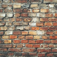 Obraz premium Rustic brick wall background with vintage effect