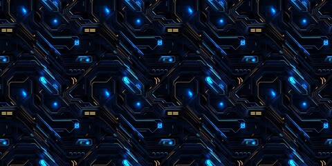 Tech backgrounds with a futuristic, digital design. seamless background pattern