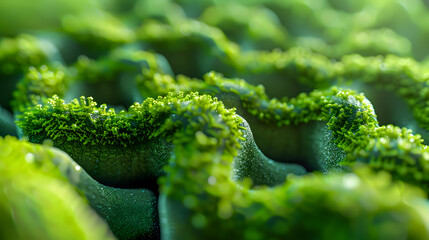 Biological organic maze in micro world