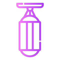 boxing bag Gradient icon