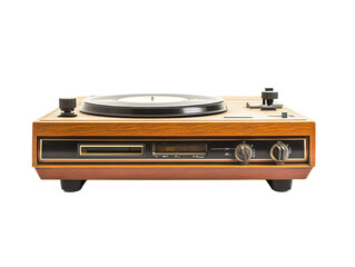 a record player with knobs and a record player