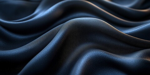 Obraz premium Luxurious silk fabric waves with smooth textures for elegant backgrounds