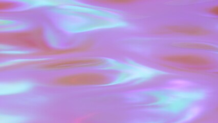 3d illustration portal Glass neon surface with reflection and light