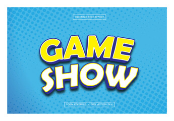 Game Show Text Effect Editable