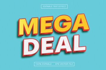 Mega Deal Text Effect Editable