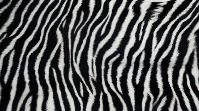 Black and white zebra skin pattern background.