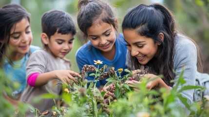 Latino and mixed-heritage families learning about caring for rare exotic pets, focusing on responsible pet ownership and environmental sustainability.