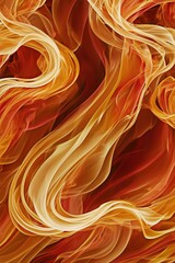 Intense Roaring Flames in Motion &ndash; Vibrant, Isolated Fire Close-Up
