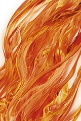 Intense Roaring Flames in Motion &ndash; Vibrant, Isolated Fire Close-Up