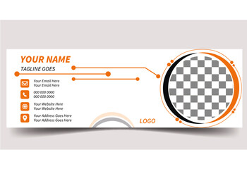 Email signature template design