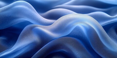 Obraz premium Elegant Luxury Silk Cloth with Smooth Wave and Velvet Texture