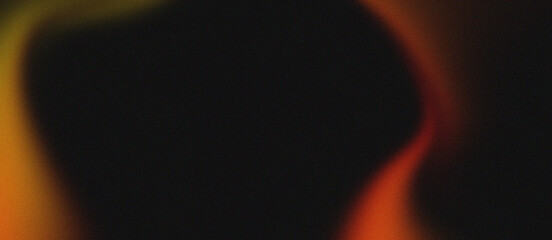 Abstract red and orange colour glowing wave on black gradient background, header backdrop banner design