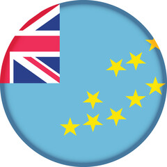 Round flag of Tuvalu