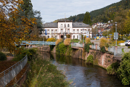 Stadtansicht von Schramberg am Kirnbach, im Landkreis Rottweil (Schwarzwald)