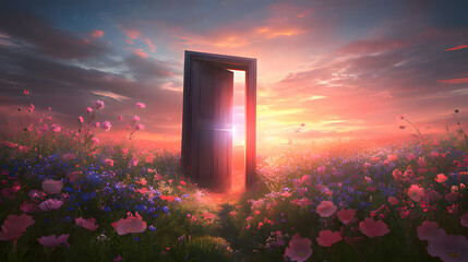 door to the sky. Generative AI